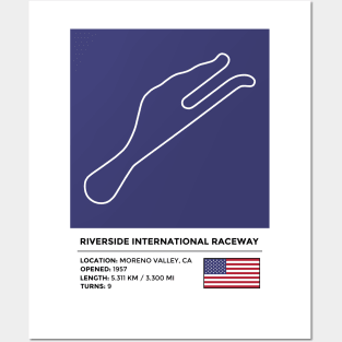Riverside International Raceway [info] Posters and Art